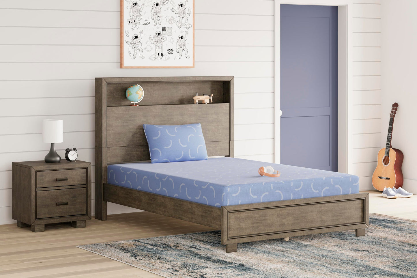 Ashley Express - Ikidz Ocean  Mattress And Pillow 2/Cn