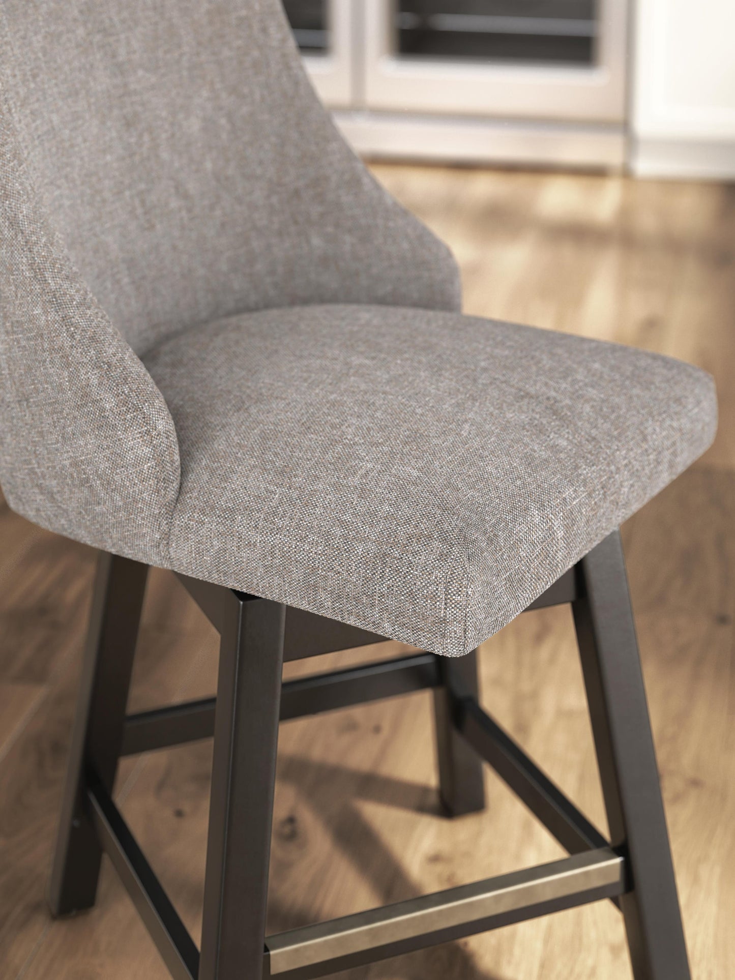 Ashley Express - Neymorton UPH Swivel Barstool (2/CN)