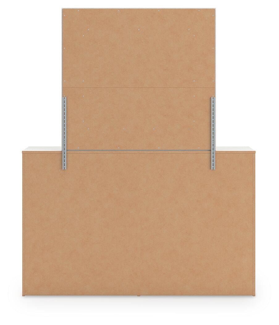 Zuraleus King Upholstered Bed, Dresser and Mirror