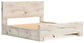 Lawroy King Panel Bed with Storage, Dresser, Mirror and Nightstand