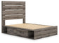Urbanoore Full Panel Bed with Storage, Dresser, Mirror and Nightstand