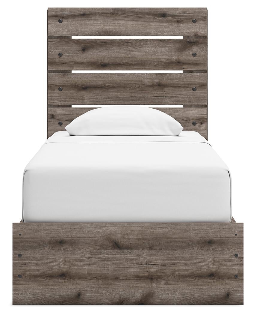 Urbanoore Twin Panel Bed with Storage, Dresser, Mirror and Nightstand