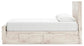 Lawroy Queen Panel Bed with Storage, Dresser and Mirror