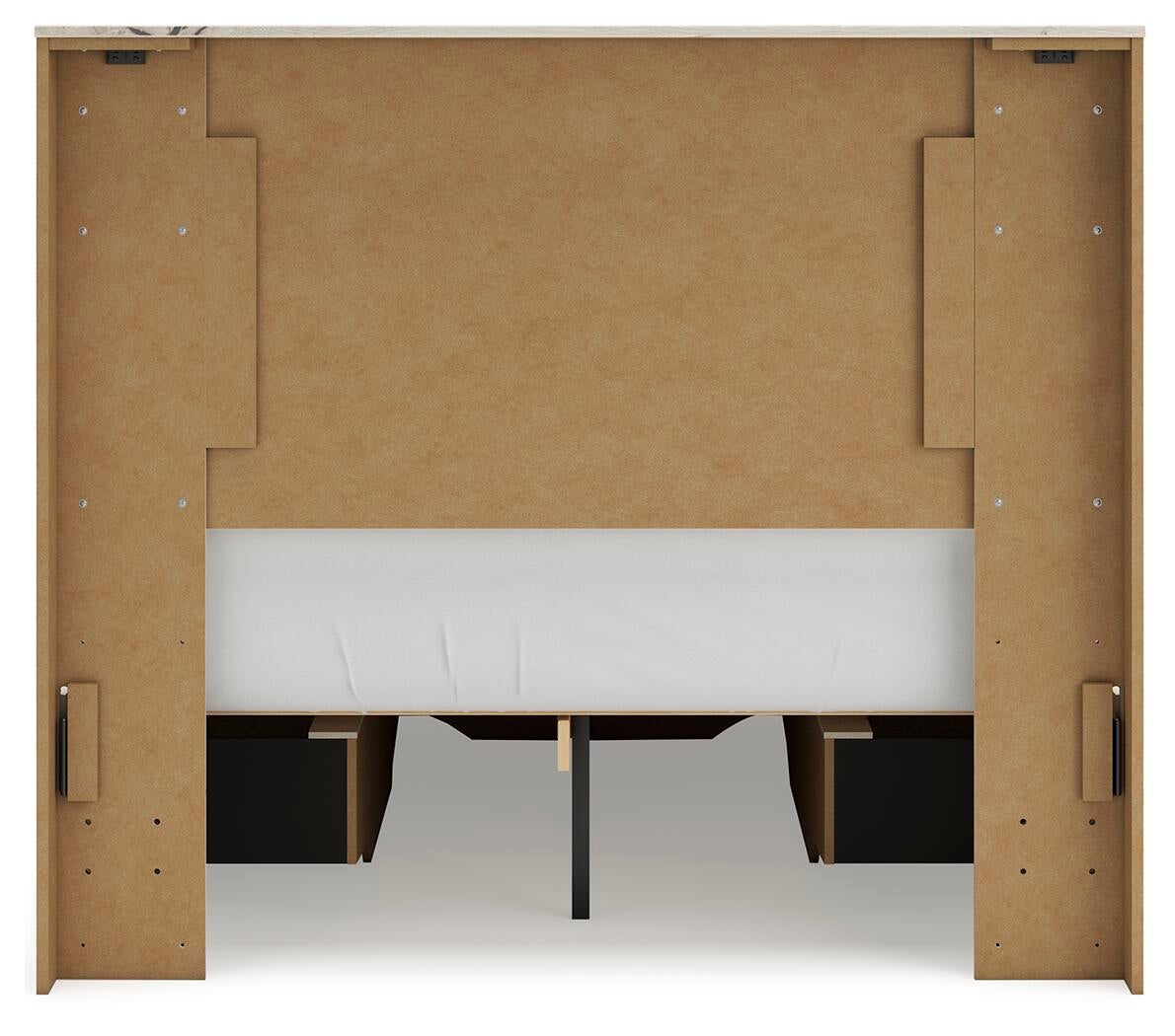 Lawroy Full Panel Storage Bed, Dresser and Mirror