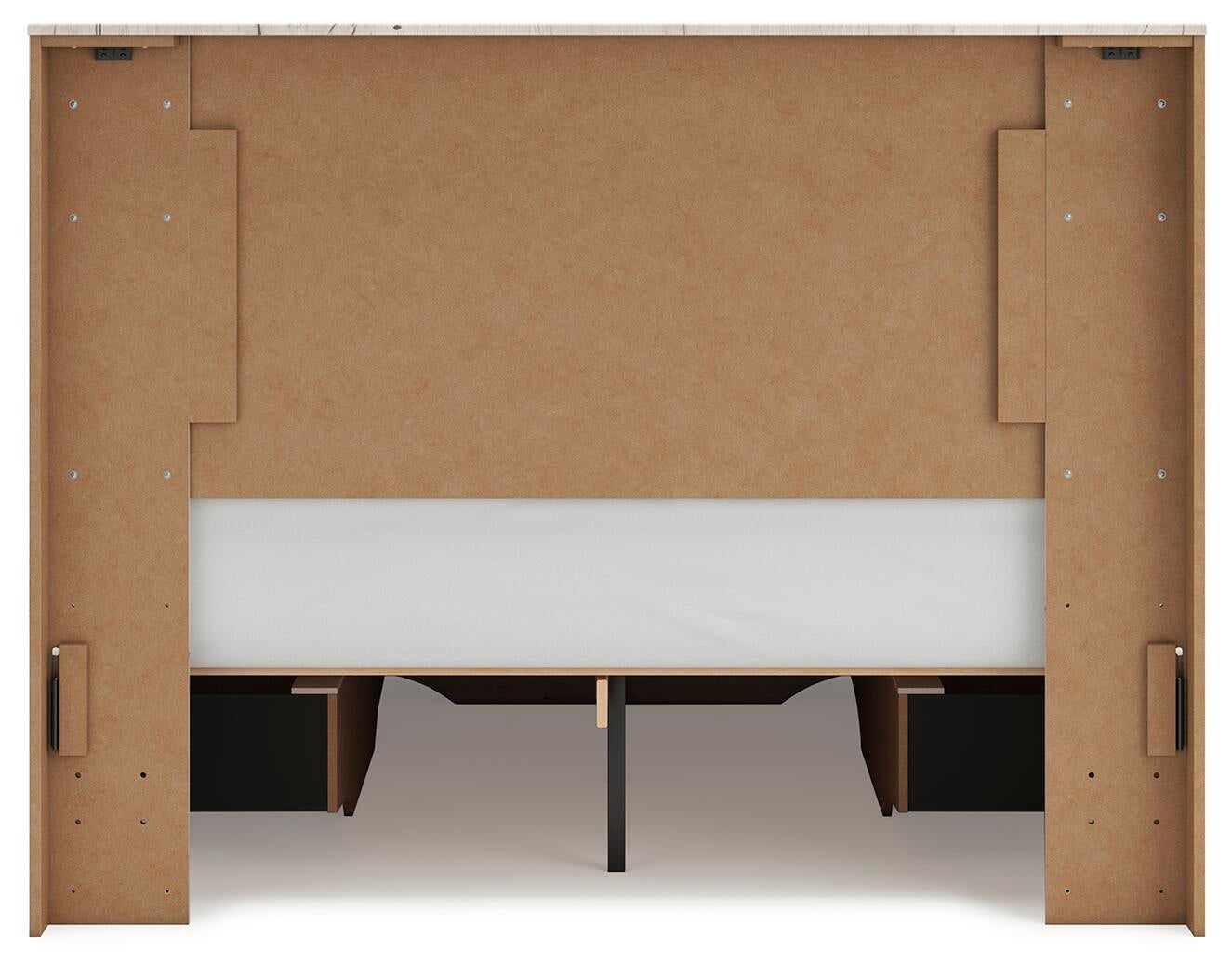 Lawroy Queen Panel Storage Bed, Dresser, Mirror, Chest and Nightstand