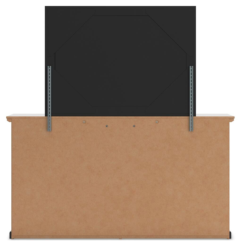 Maribel Full Panel Bed, Dresser, Mirror and Nightstand