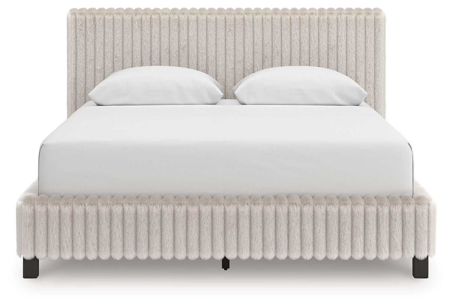 Birmonton Queen Upholstered Bed, Dresser, Mirror, Chest and Nightstand