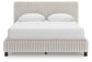 Birmonton Queen Upholstered Bed, Dresser, Mirror, Chest and Nightstand