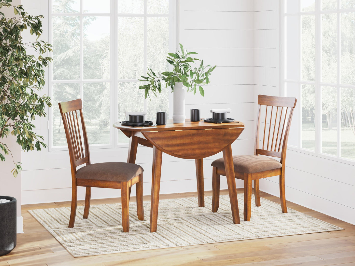 Ashley Express - Berringer Dining Table and 2 Chairs