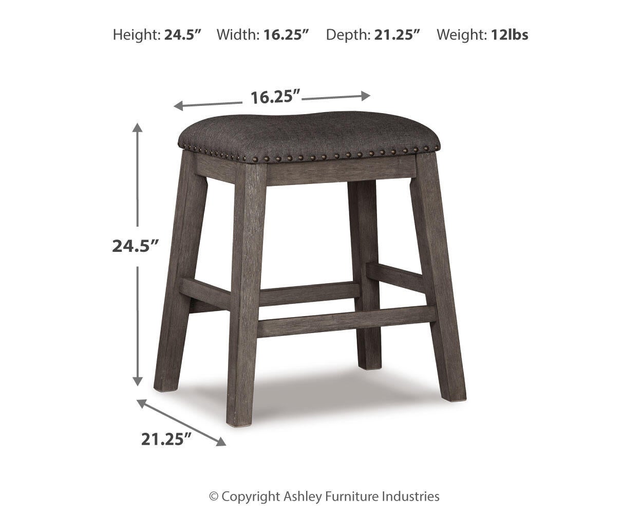 Ashley Express - Caitbrook Counter Height Dining Table and 4 Barstools