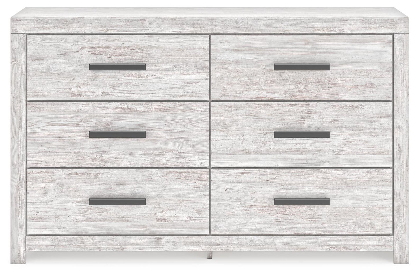 Cayboni Full Panel Bed with Mirrored Dresser