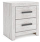 Cayboni Full Panel Bed with Mirrored Dresser