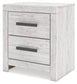 Cayboni Full Panel Bed with Mirrored Dresser