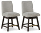 Ashley Express - Burkhaus UPH Swivel Barstool (2/CN)